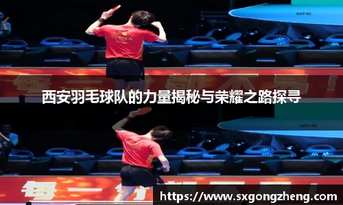 西安羽毛球队的力量揭秘与荣耀之路探寻